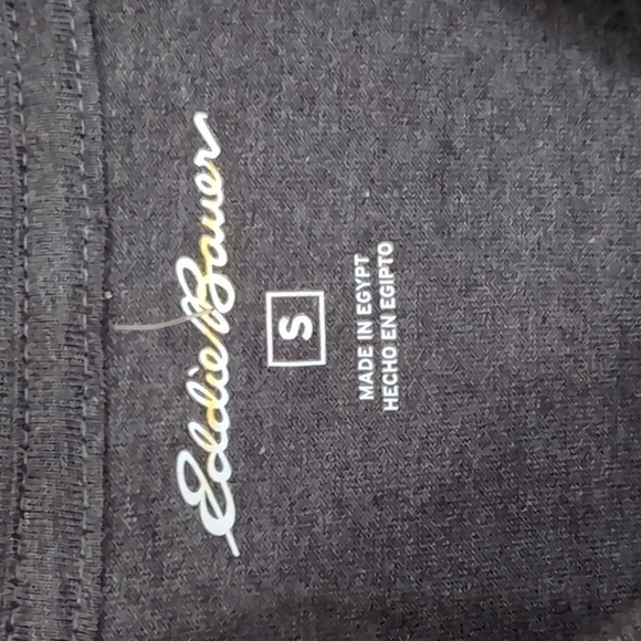 Eddie Bauer Dark Grey Long Sleeve Graphic Tshirt Size Small - Picture 3 of 5